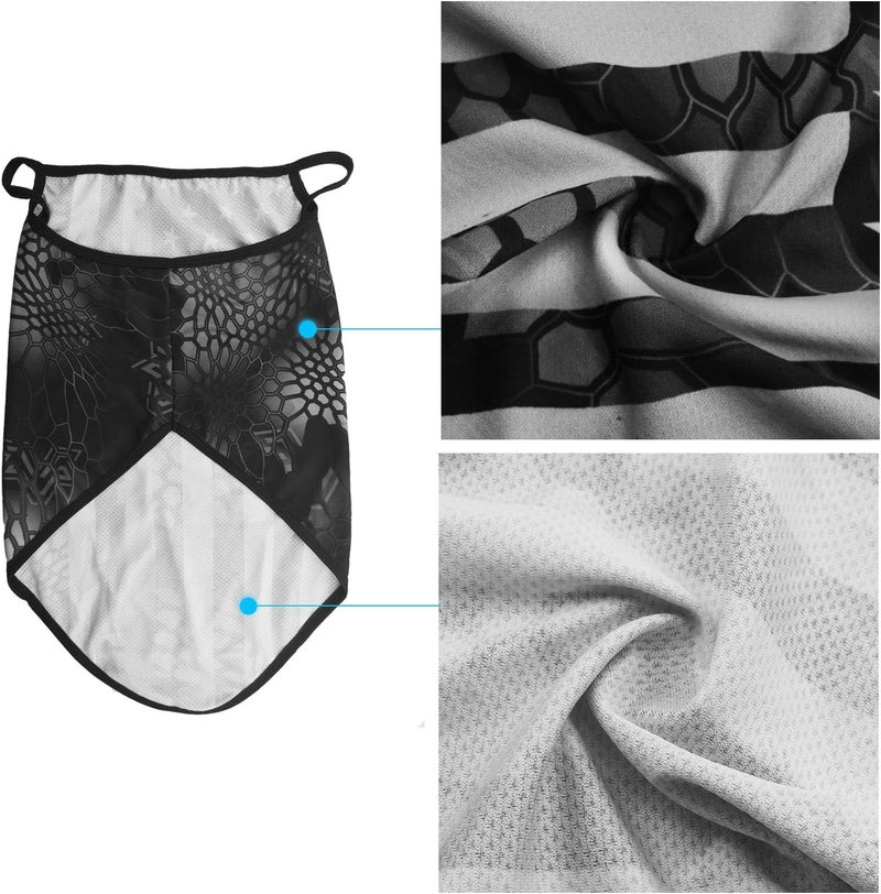 Obacle Bandana Face Mask with Ear Loops Neck Gaiter Face Mask Scarf Face Cover for Men Women - Image 4